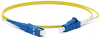 Hyperline FC-S2-9-LC/UR-SC/UR-H-1M-LSZH-YL Патч-корд волоконно-оптический (шнур) SM 9/125 (OS2), LC/UPC-SC/UPC, simplex, LSZH, 1 м