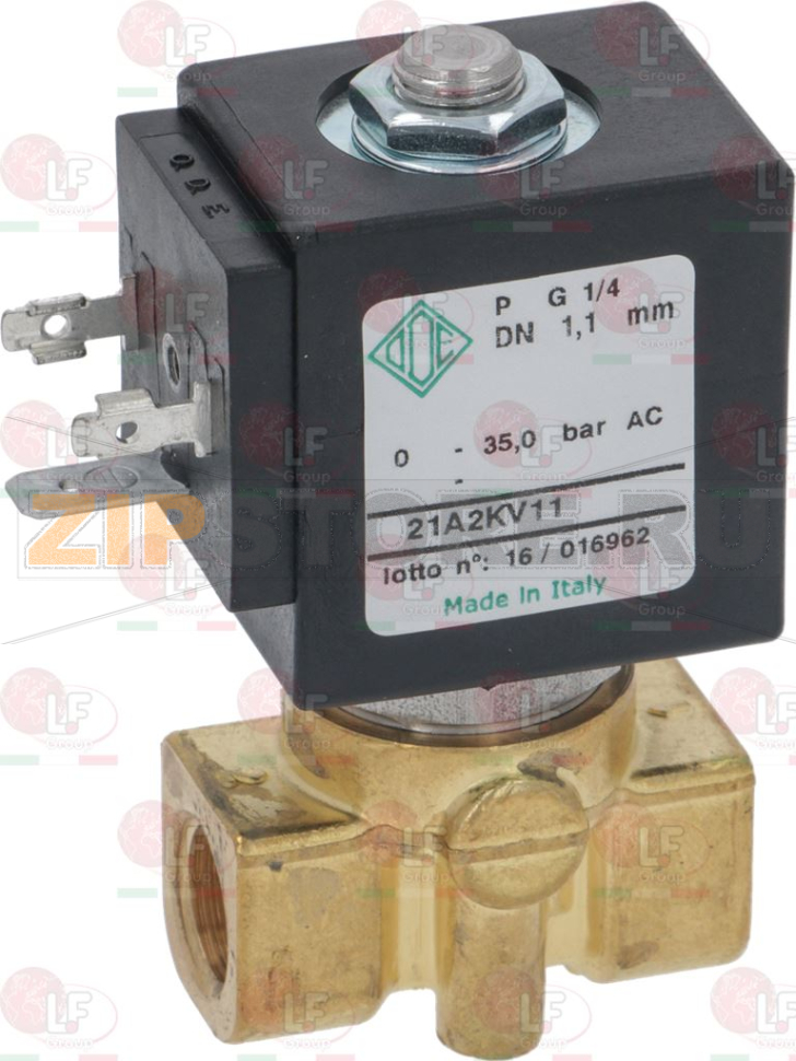 ЭЛЕКТРОМАГНИТНЫЙ КЛАПАН ODE 2-X ХОДОВОЙ Ø 1/4" 230В 8ВТ 
