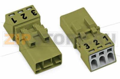 Штекер; 3-пол.; 1,50 mm; светло-зеленые Wago 890-273 Protected against mismating and maintenance-freePush-in CAGE CLAMP® spring pressure connection technology allows solid conductors to be simply pushed into a unit.Low profile with 4.4 mm pole spacingComponents can be clearly printed on and color-coded to meet custom requirements.When assembled, the installation connectors comply with IP40 and are suitable for easily accessible areas....
