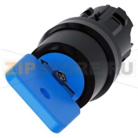 АКТУАТОР ПОВОРОТНОГО ПЕРЕКЛЮЧАТЕЛЯ С КЛЮЧОМ O.M.R., 22MM, КРУГЛ., ПЛАСТИК, НОМЕР ЗАМКА 73038, ЧЁРНЫЙ / ГОЛУБОЙ, С 2 КЛЮЧАМИ, 2 КОММУТАЦИОННЫХ ПОЛОЖЕНИЯ: O<I, БЕЗ ФИКСАЦИИ, ACT. AN. 50 ГРАД.: 12/2 Ч., ПОЛОЖЕНИЕ ИЗЪЯТИЯ КЛЮЧА: O Siemens 3SU1000-4GC01-0AA0