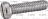 SLOTTED HEAD SCREW M4X40 -200PCS