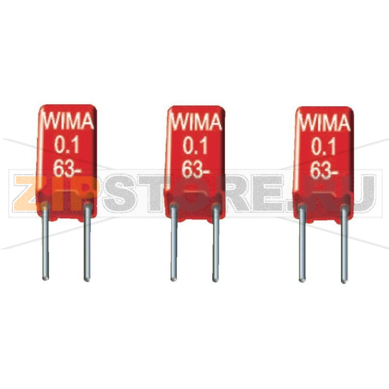 Конденсатор 1 мкФ, 50 В/DC, 30 В/AC, 2.5 мм Wima MKS0B041000F00KSSD-1 