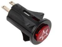 IGNITION BUTTON BLACK WHIRLPOOL C0003215