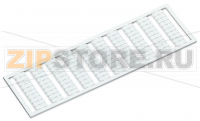 Маркировочная карта WSB; в картах; МАРКИРОВАНО; 11 ... 20&10X; not stretchable; Вертикальная маркировка; с креплением на защелке; белые Wago 209-703