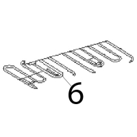 Bottom heating element Roller Grill Majestic