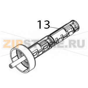Шпиндель подачи этикет-ленты TSC MB240T Шпиндель подачи этикет-ленты для принтера TSC MB240TЗапчасть на деталировке под номером: 13