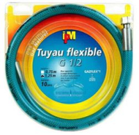 TUYAU GAZ NATUREL 1,25M EMBOUT MEC.10ANS