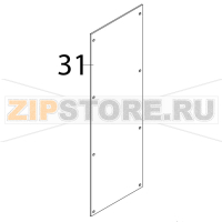 Cover plate stainless Bear Varimixer AR80 VL-1S