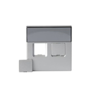 Накладка для розетки, алюминий ABB 2TKA000607G1