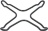 REDUCER TRIVET ENAMELLED 4 POINTS MIDDLE