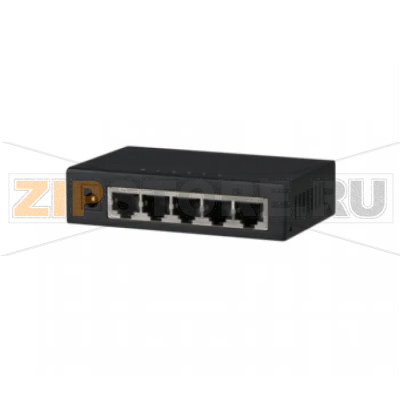 Коммутатор неуправляемый, 5 портов Dahua DH-PFS3005-5GT 