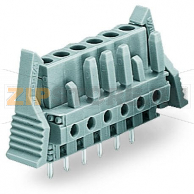 MCS MIDI Classic Розетка под пайку THT; 0.6 x 1.0 mm solder pin; прямые; Фиксирующий рычаг; Шаг контактов 5 мм; 13-пол.; серые Wago 232-143/039-000 Встроенные тестовые порты для тестовых штекеров O 2 ммДля соединений "провод-провод" и "плата-провод"Выходы под печатные платы с защитой от касанияЛегко идентифицируемые входы и выходы печатной платыВозможны варианты кодировки...