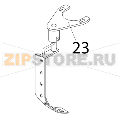 Scraper w. teflo Bear Varimixer AR80 VL-1S Scraper w. teflo Bear Varimixer AR80 VL-1SЗапчасть на деталировке под номером: 23
