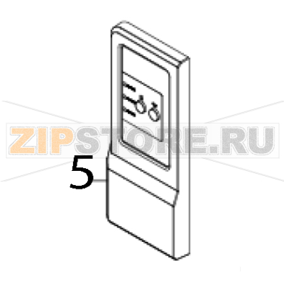 Key panel assembly TSC ME240 Key panel assembly TSC ME240Запчасть на деталировке под номером: 5