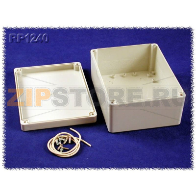 Корпус 165x125x75 мм, материал: поликарбонат, серый, 1 шт Hammond RP1240 