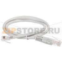 ITK Коммутац. шнур (патч-корд), RJ45-RJ12, 0,5м, серый