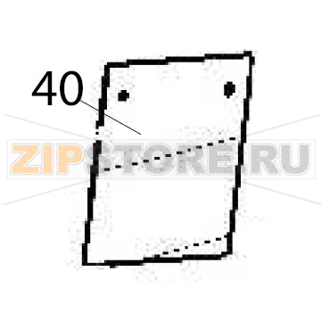 Installation board of circuit board Hurakan HKN-CL6 Installation board of circuit board Hurakan HKN-CL6Запчасть на деталировке под номером: 40