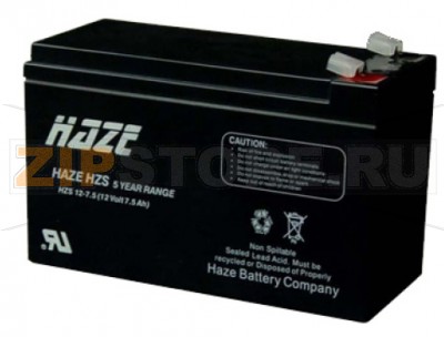 Haze HZS12-7,5 AGM аккумулятор Haze HZS12-7,5 Напряжение: 12V. Емкость: 7,5Ah Габариты: 151х65х94мм. Вес: 2,5кг