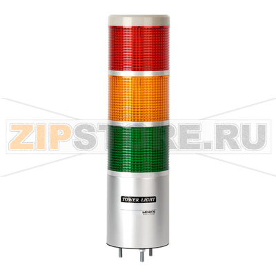 Колонна сигнальная, светодиодная, алюминиевая, Ø: 86 мм Autonics ML8S-F3FF-RYG 