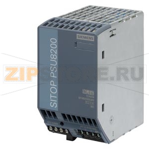 SITOP PSU8200 24 В/20 A РЕГУЛИРУЕМЫЙ БЛОК ЭЛЕКТРОПИТАНИ ВХОД: 3 AC 400-500 В ВЫХОД: DC 24 В/20 A Siemens 6EP3436-8SB00-0AY0 