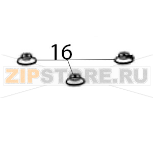 Feet Hurakan HKN-FR2GM Feet Hurakan HKN-FR2GMЗапчасть на деталировке под номером: 16