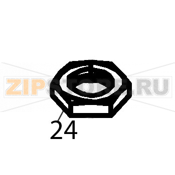 Tuerca exagonal 5/8&#039;&#039; Fagor FI-160 Tuerca exagonal 5/8'' Fagor FI-160Запчасть на деталировке под номером: 24Название запчасти Fagor на английском языке: Tuerca exagonal 5/8'' FI-160.