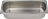 ICE-CREAM PAN ST./STEEL 360x165xh80 mm