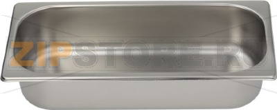 ICE-CREAM PAN ST./STEEL 360x165xh80 mm 