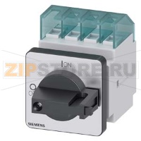 ГЛАВНЫЙ/АВАРИЙНЫЙ ВЫКЛЮЧАТЕЛЬ 4-ПОЛЮСА IU=16, P/AC-23A AT 400V=7.5KW ПЕРЕДНЕГО КРЕПЛЕНИЯ КРЕПЛЕНИЕ ПО 4 ОТВЕРСТИЯМ ПЕРЕКЛЮЧАТЕЛЬ-OP. MECH. BLACK Siemens 3LD2022-1TL11