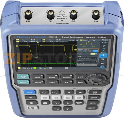 Осциллограф портативный 350 МГц, 500 KP, 10 бит Rohde &amp; Schwarz RTH1034MSO 