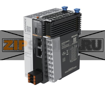 Контроллер 24 В/DC, 8xDI (NPN/PNP), 8xDO (PNP), 2xEthernet, 1xRS485, 1xType-C, 4 оси, CAM, 2xGE20, 16xGL20, IP20 Inovance AM320-0808TP-INT 