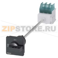 ГЛАВНЫЙ ВЫКЛЮЧАТЕЛЬ 3-ПОЛЮСНЫЙ IU=25, P/AC-23A AT 400V=9,5KW WITH DEFEATABLE DOOR COUPLING ROT. MECHANISM BASE MOUNTING TOP-HAT RAIL/TWO HOLE MOUNTING ROTARY MECHANISM BLACK Siemens 3LD2217-0TK11