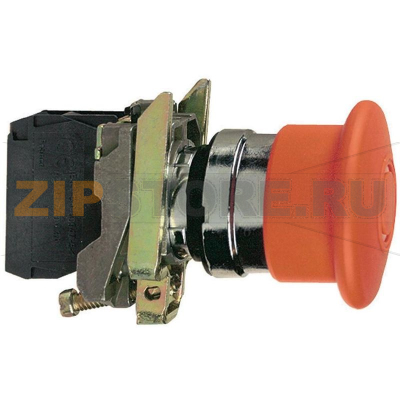 Кнопка аварийной остановки 240 В/AC, 3 А, IP66, 1 шт. Schneider Electric XB4BS8445 