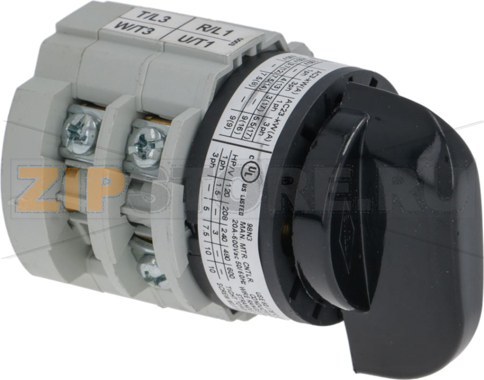 ПЕРЕКЛЮЧАТЕЛЬ 0-1 ПОЗИЦИОННЫЙ 20A 400V 