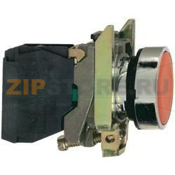 Кнопка черная, 1 шт. Schneider Electric XB4BA21 