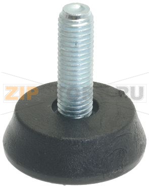 PIEDINO REGOLABILE NERO ø 50 mm 