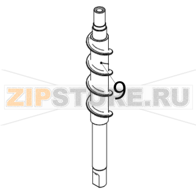 Шнек Abat ЛГ-90/30Г-02 Шнек Abat ЛГ-90/30Г-02Запчасть на деталировке под номером: 9
