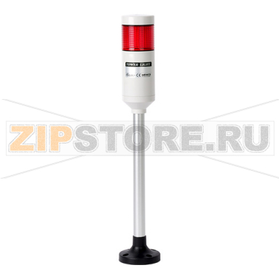 Колонна сигнальная, светодиодная, модульная, Ø: 56 мм Autonics PTE-AP-1FF-R 