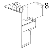 Contenitore ghiaccio Scotsman BF 80