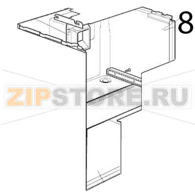 Contenitore ghiaccio Scotsman BF 80 Contenitore ghiaccio Scotsman BF 80Запчасть на деталировке под номером: 8