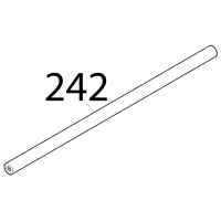 Barra tonda carrello Sirman Agata 250