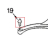 Bowl loc. pin KitchenAid 5K5SS