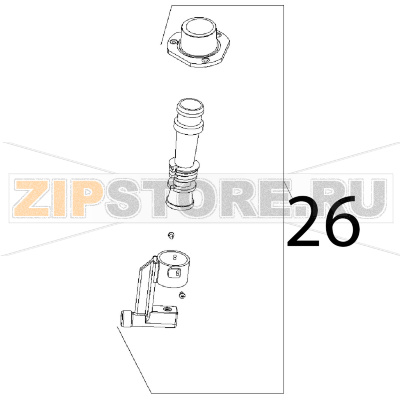 Gr. supporto bruc. 7 kW Angelo Po 2N1FAGF Gr. supporto bruc. 7 kW Angelo Po 2N1FAGFЗапчасть на деталировке под номером: 26