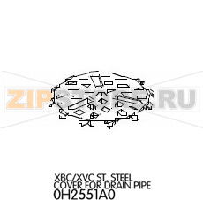 St. Steel cover for drain pipe Unox XVC 715G St. Steel cover for drain pipe Unox XVC 715GЗапчасть на деталировке под номером: 8Название запчасти на английском языке: St. Steel cover for drain pipe Unox XVC 715G