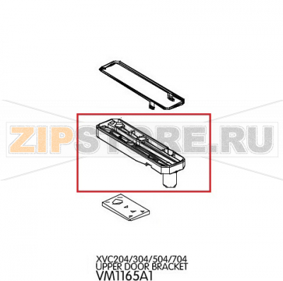 Upper door bracket Unox XVC 715G Upper door bracket Unox XVC 715GЗапчасть на деталировке под номером: 69Название запчасти на английском языке: Upper door bracket Unox XVC 715G