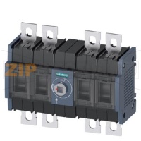 ВЫКЛЮЧАТЕЛЬ-РАЗЪЕДИНИТЕЛЬ 200A, ТР.3, 4-ПОЛ ФРОНТ.УПР. ПО ЦЕНТРУ БАЗ.БЛОК БЕЗ РУЧКИ ПЛОСКИЕ КЛЕММЫ ВКЛЮЧ.ФАЗ. БАРЬЕРЫ Siemens 3KD3640-0NE20-0