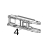 Interface cover (Fit for RS-232 interface) / Blue TSC TDP-225