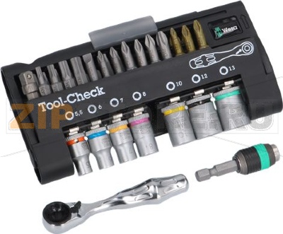 КАРМАННЫЙ КОМПЛЕКТ МНОГОФУНКЦИОНАЛЬНЫХ ТРЕЩЁТОК 1/4-1/2 ДЮЙМА 