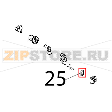 Morsettiera a pettine Unox XL 135 Morsettiera a pettine Unox XL 135Запчасть на деталировке под номером: 25