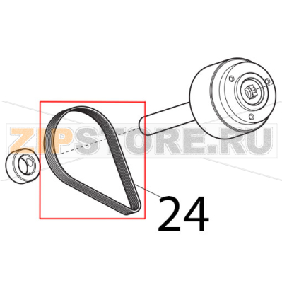 Cingh. piat. mni TB2, 330x8 Sirman Canova 300 Cingh. piat. mni TB2, 330x8 Sirman Canova 300Запчасть на деталировке под номером: 24